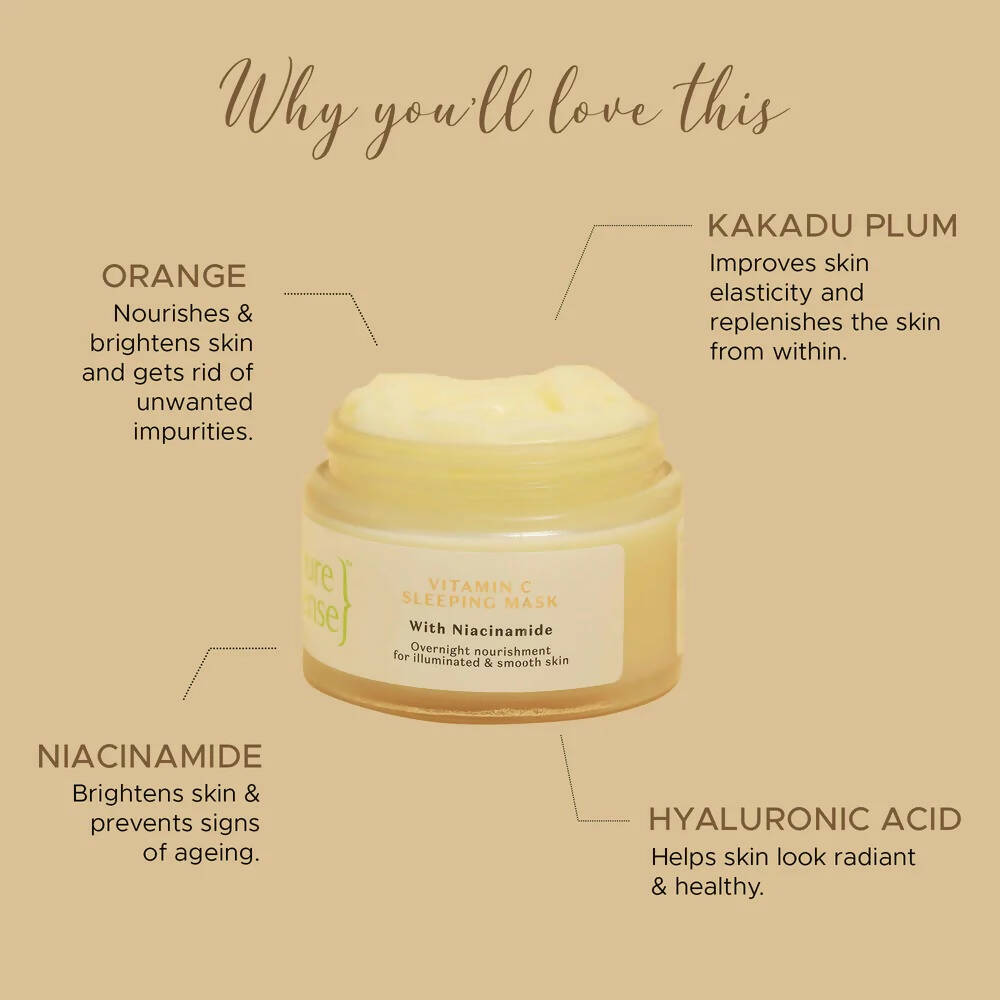PureSense Vitamin C Sleeping Mask | Grocsy