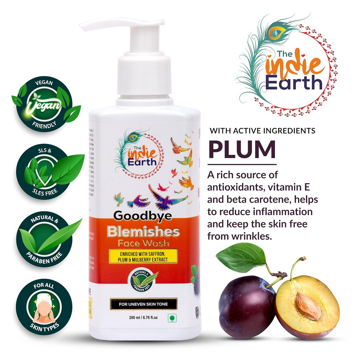 The Indie Earth Goodbye Blemish (Vitamin C) Facewash | Grocsy