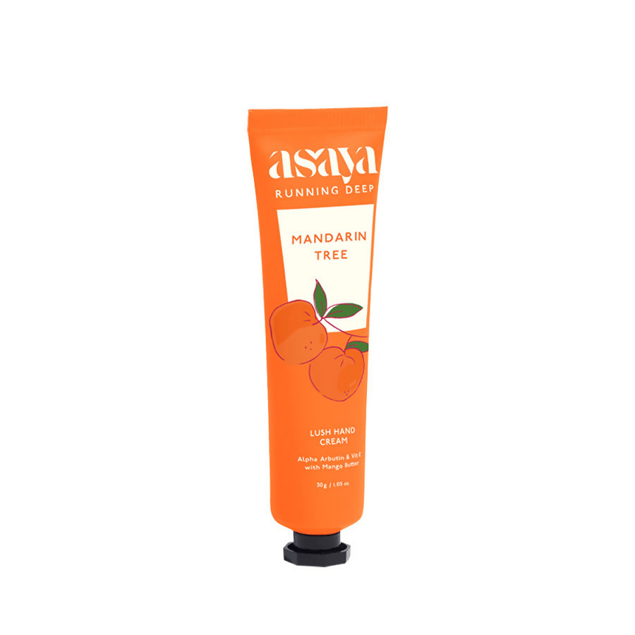 Asaya Mandarin Hand Cream Softens Dry, Rough Hands For Men & Women | Grocsy