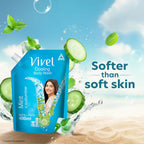 Vivel Cooling Body Wash Mint & Cucumber Moisturizing Shower Gel Supersaver Refill Pouch | Grocsy