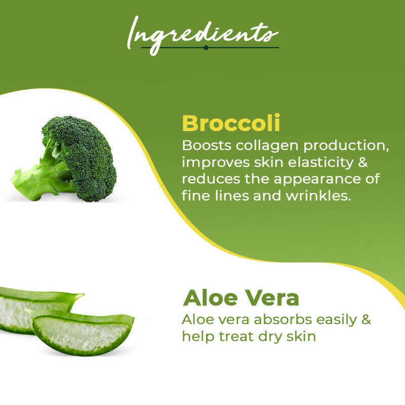 Organic Harvest Vitamin A Organic Face Cleanser with Broccoli & Aloe Vera | Grocsy