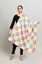 Joban Fashion Multi Color Cotton Embroidery Work Phulkari Dupatta | Grocsy