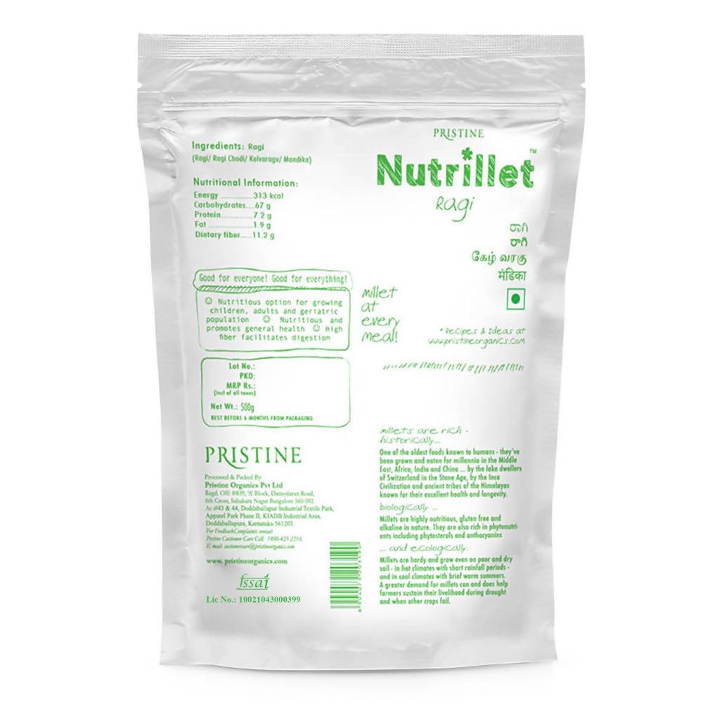 Pristine Nutrillet - Ragi Millet | Grocsy
