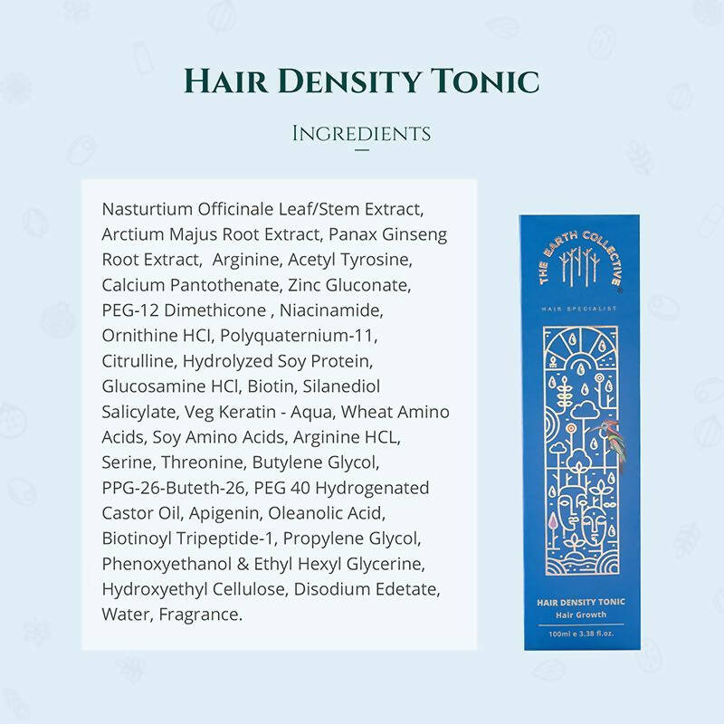 The Earth Collective Hair Density Tonic - Hair Growth | Grocsy