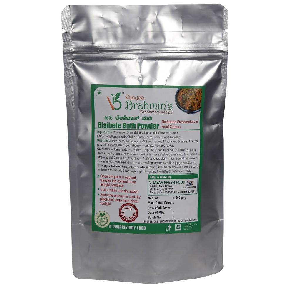 Vijayaa Brahmin's Bisibele Bath Powder | Grocsy