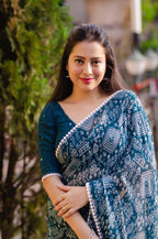 Rama Poly Georgette Ethnic Motifs Saree with Unstitched Blouse - A2M | Grocsy
