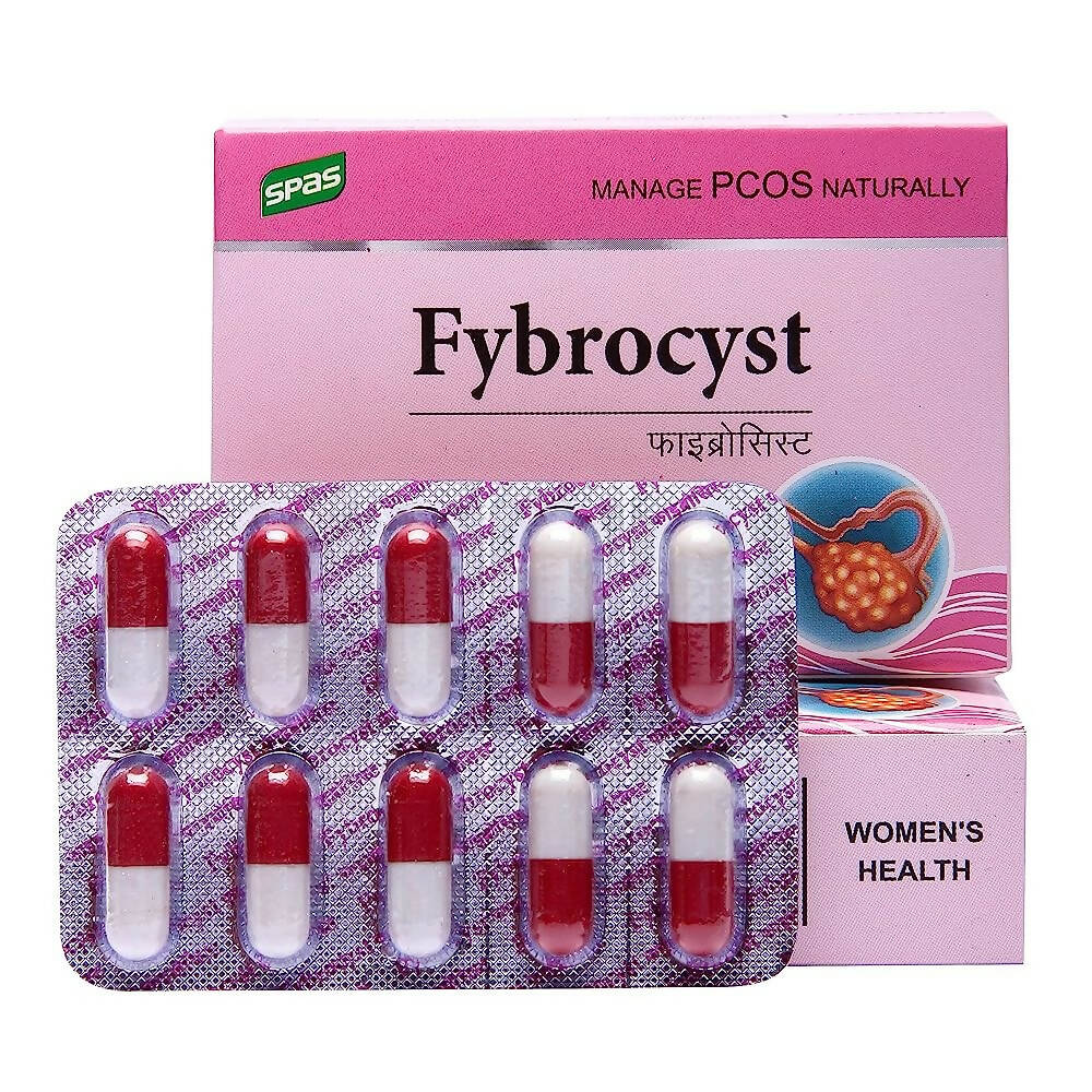 Prachin Fybrocyst Red And White Capsules For Women | Grocsy