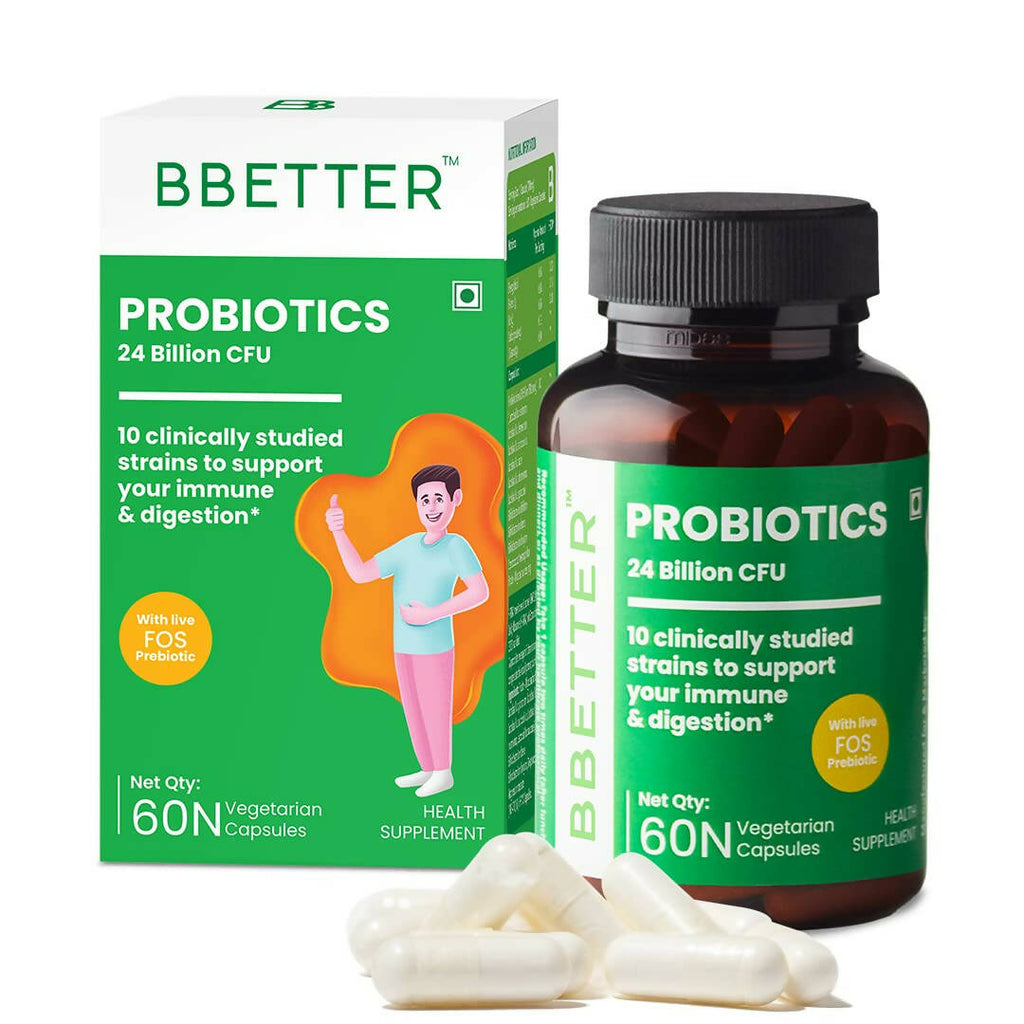 BBETTER Probiotics 24 Billion CFU Capsules | Grocsy