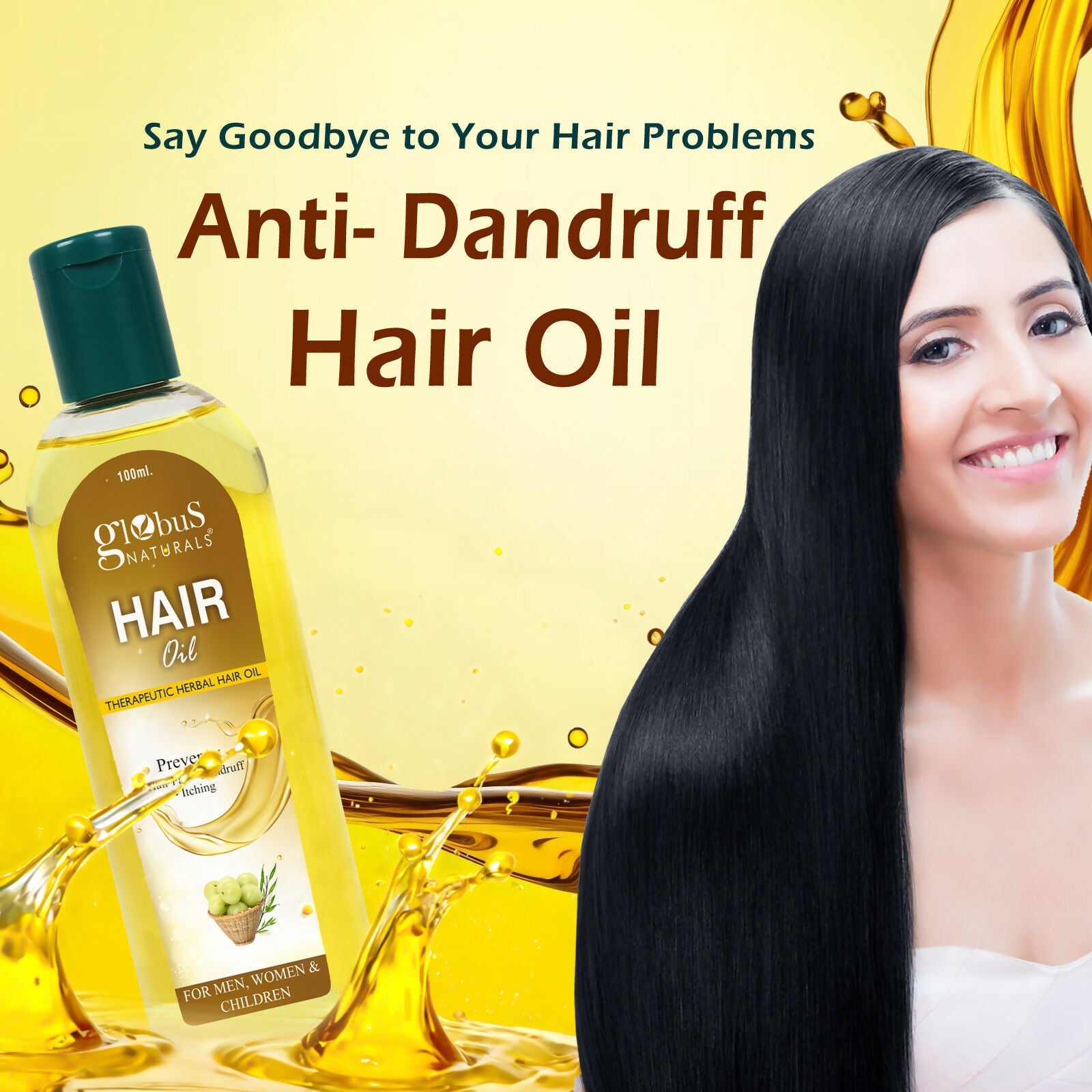 Globus Naturals Anti Dandruff Hair Oil | Grocsy