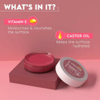Clensta Lip Cheek Tint - Berry Bliss with Goodness of Vitamin E & Castor Oil | Grocsy
