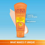 Lotus Herbals Safe Sun Daily Multi-Function Sunblock Sunscreen SPF 70 | Grocsy