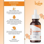 Bake 20% Vitamin C Face Serum With Ethyl Ascorbic Acid | Grocsy