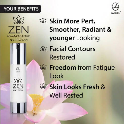 Lambre Zen Night Advanced Repair Night Cream | Grocsy
