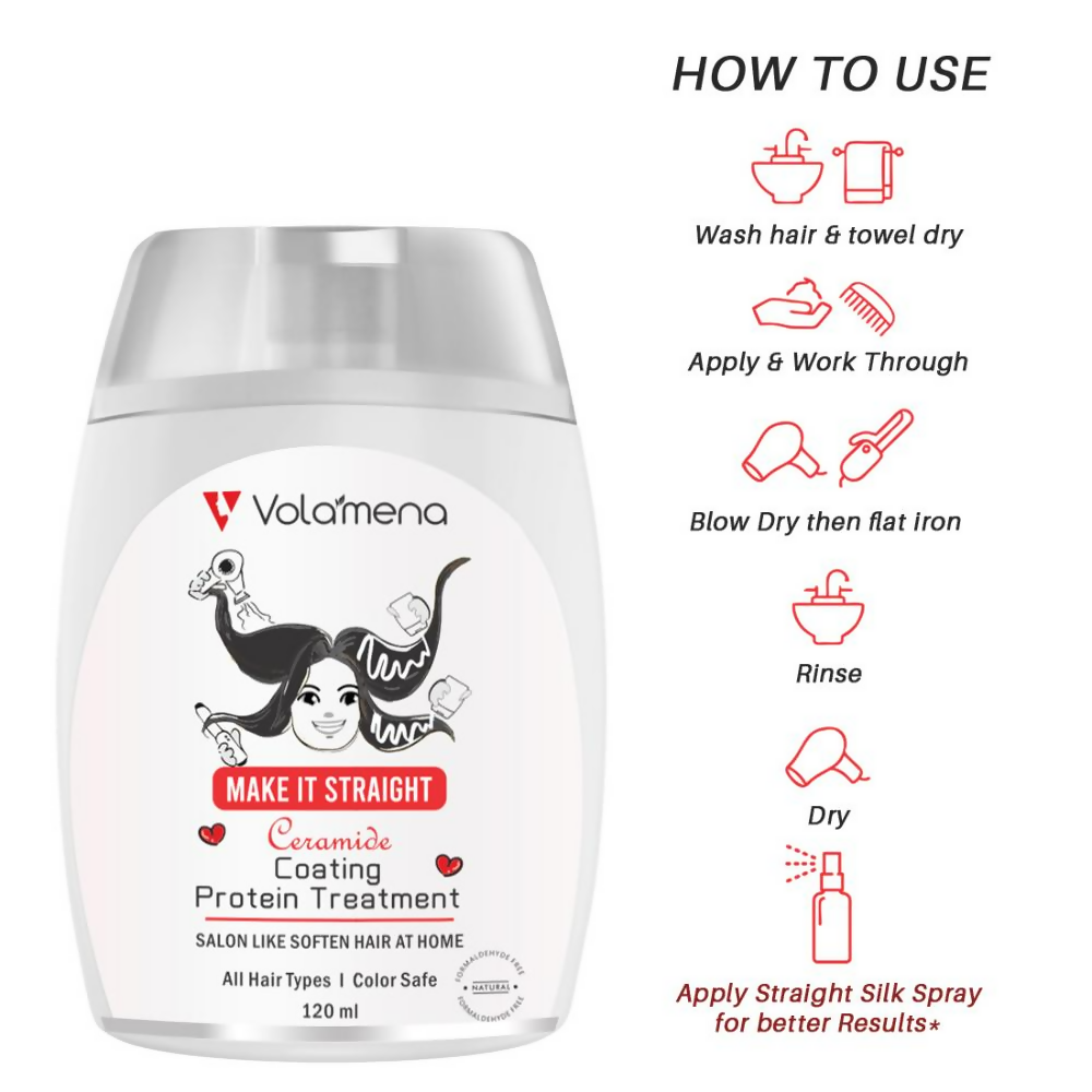 Volamena Cermaide Coating Protein Hair Treatment | Grocsy