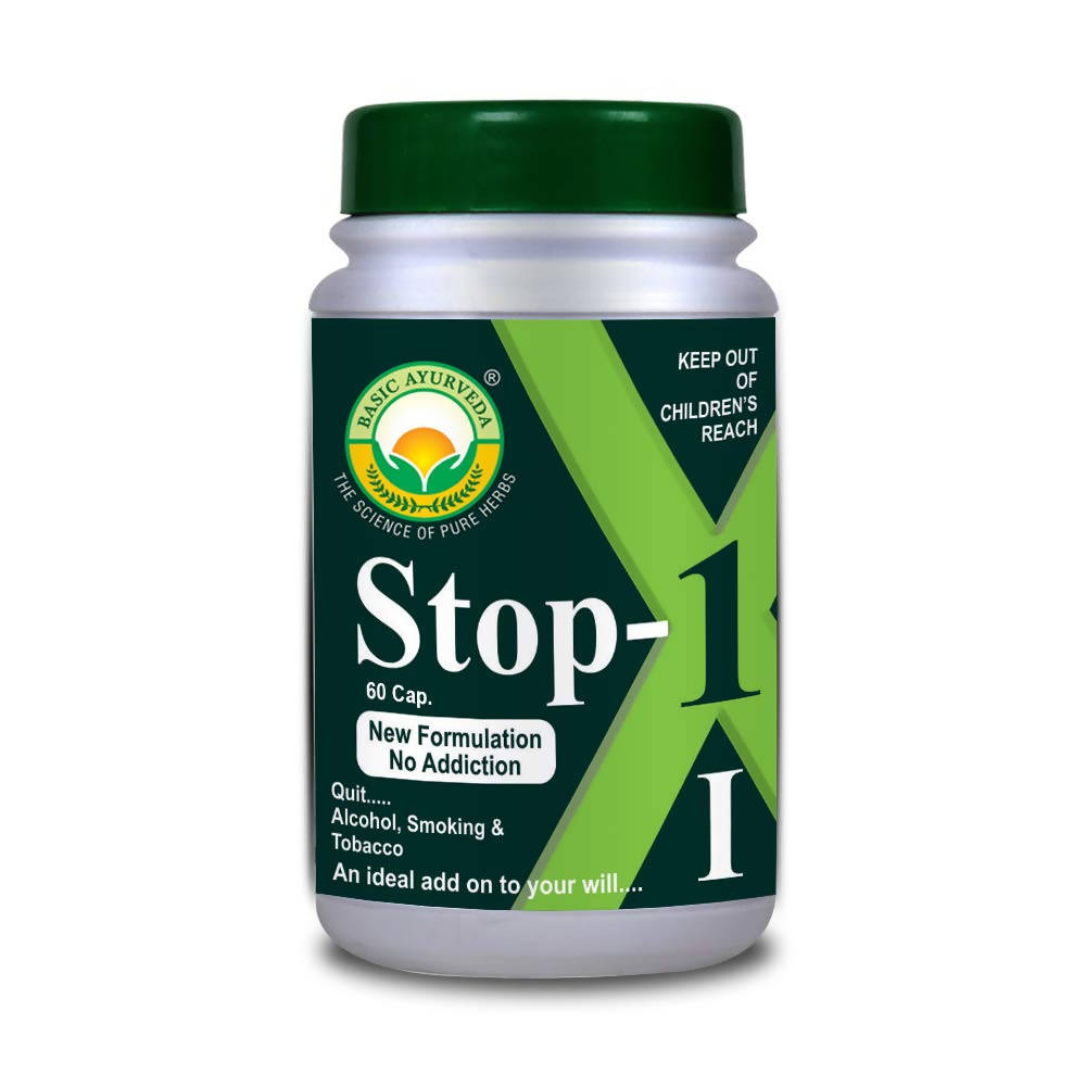 Basic Ayurveda Stop-1 Capsules | Grocsy