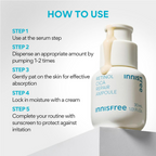 Innisfree 0.15% Retinol Cica Ampoule Daily Care For Pores, Dead Skin, Anti-Aging - Beginner-Friendly | Grocsy
