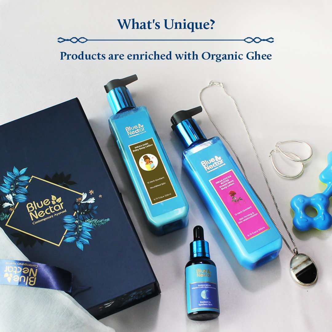 Blue Nectar Loving Mom & Baby Care Gift Set | Grocsy