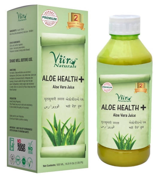 Vitro Naturals Aloe Health + Aleovera Juice | Grocsy