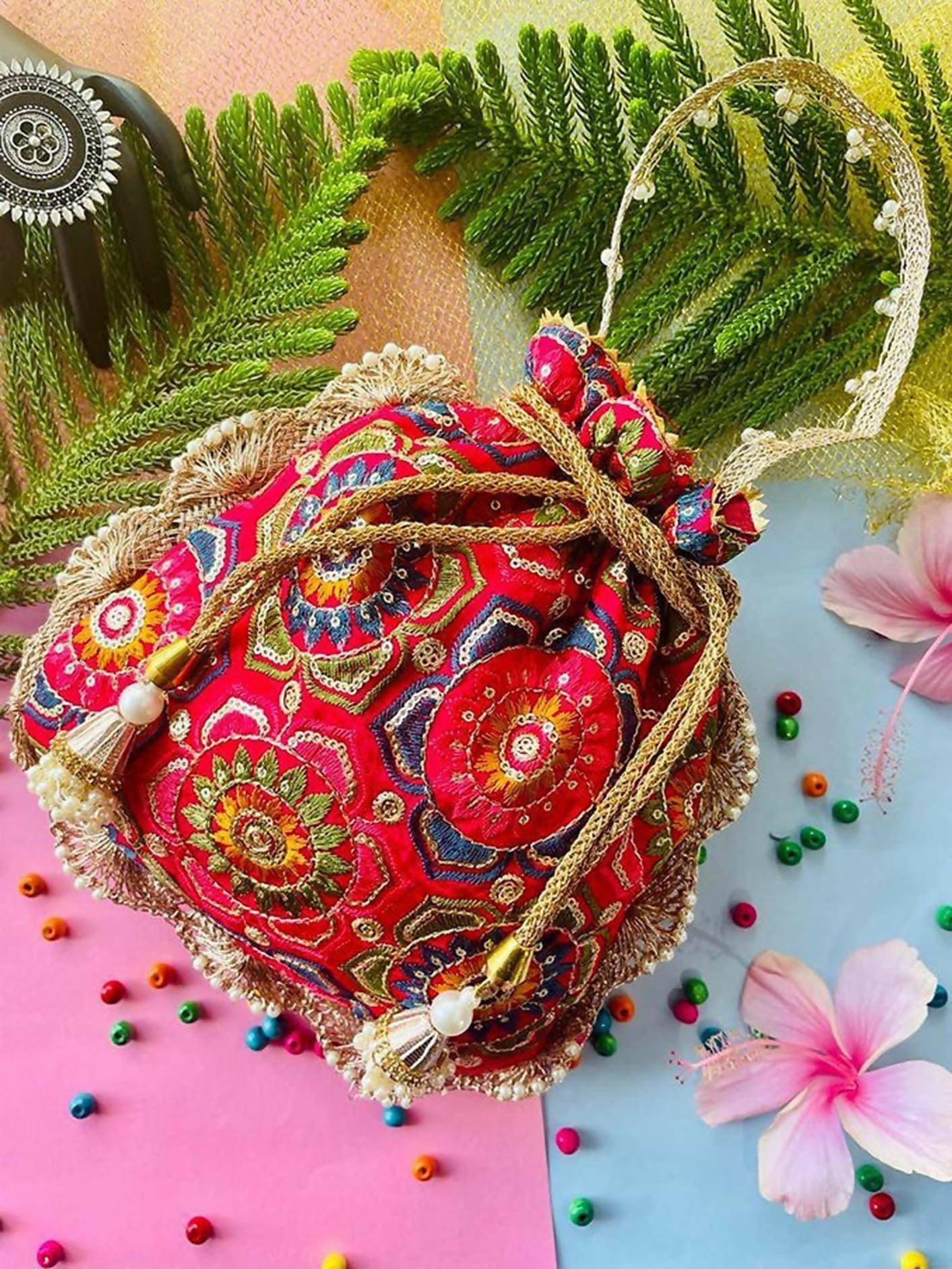 Joban Fashion Potli Bags - Multicolor | Grocsy