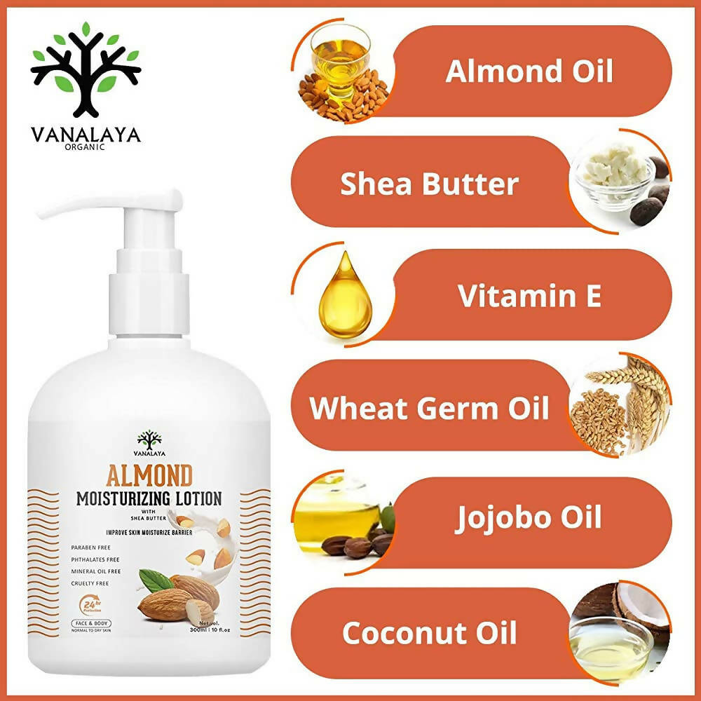 Vanalaya Almond Moisturizing Lotion | Grocsy