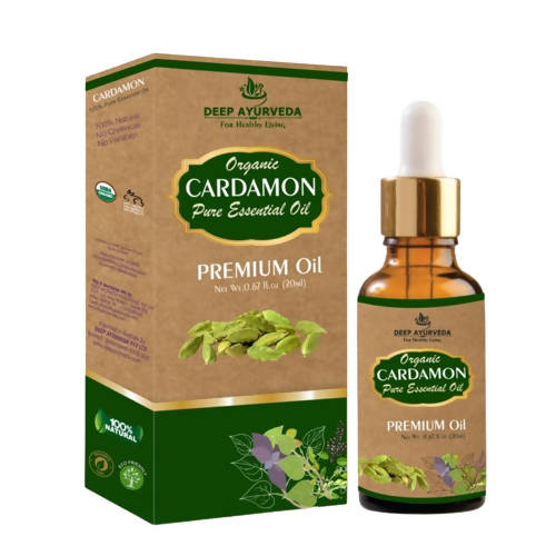 Deep Ayurveda Cardamom Pure Essential Oil | Grocsy
