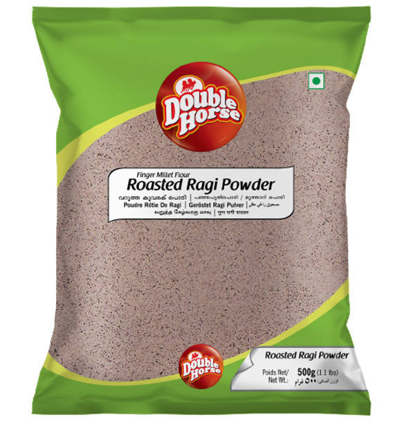 Double Horse Roasted Ragi Powder | Grocsy