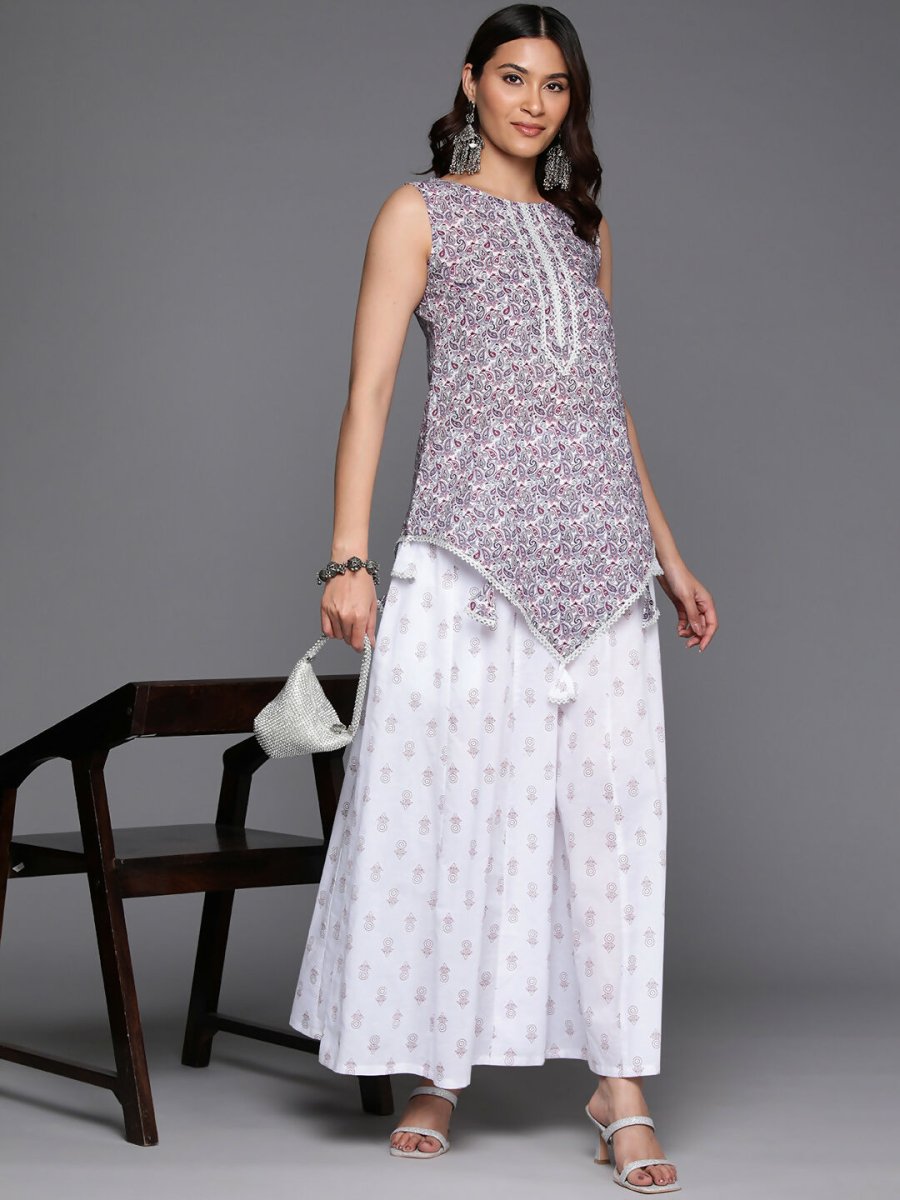 Ahalyaa Women's Traditional Wear Co-ods - Maroon | Grocsy