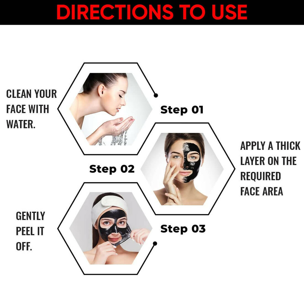 Urban Botanics Activated Charcoal Peel Off Mask | Grocsy