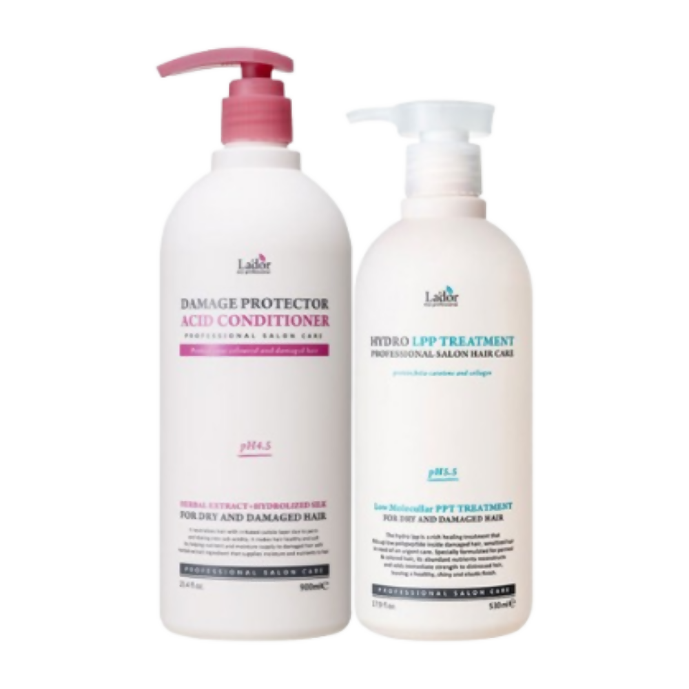 La'dor Damage Defense Duo Combo - Damage Repair Conditioner And Hair Treatment | Grocsy