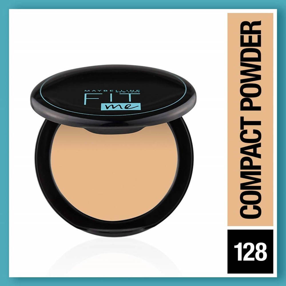Maybelline New York Fit Me 12Hr Oil Control Compact, 128 Warm Nude | Grocsy