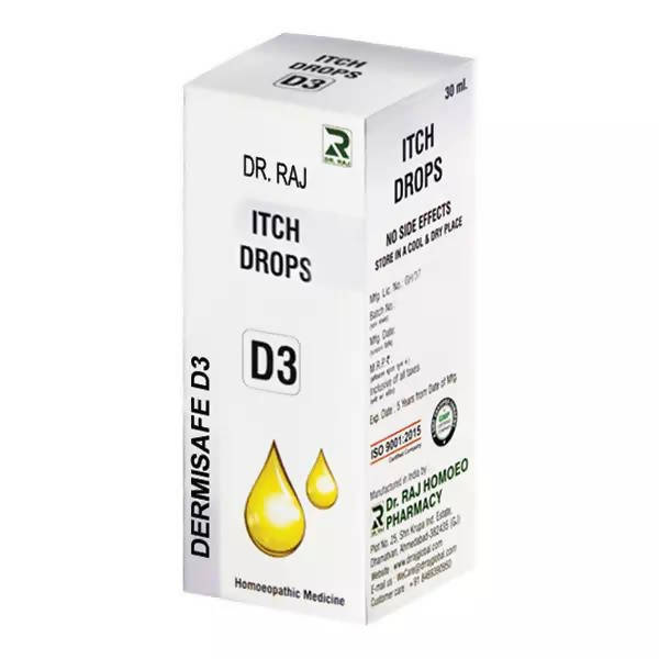 Dr. Raj Homeopathy Dermisafe D3 Drops | Grocsy