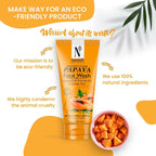NutriGlow NATURAL'S Advanced Pro Formula Papaya for Skin Brightening & Tan Removal Face Wash | Grocsy