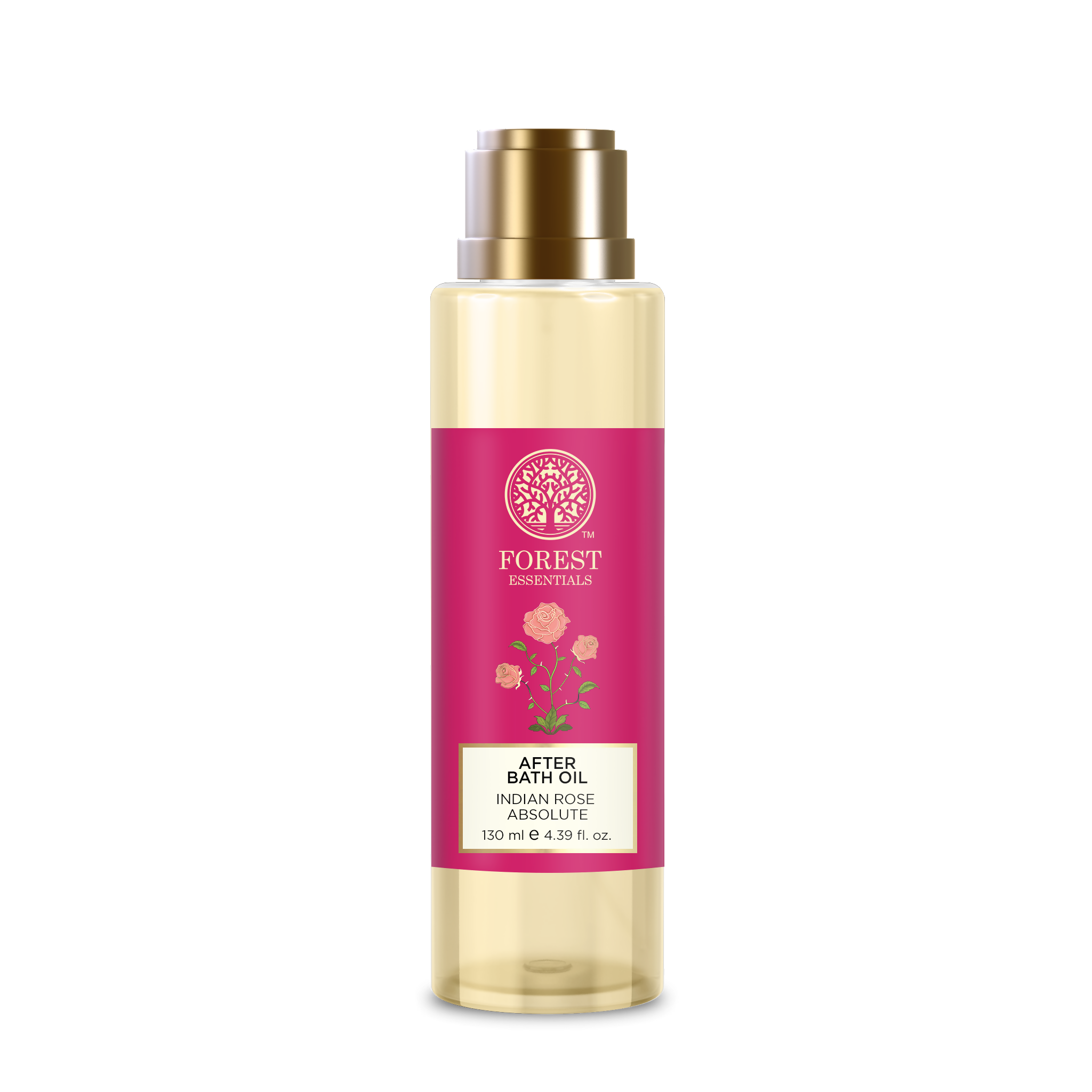 Forest Essentials After Bath Oil Indian Rose Absolute - Nourishing After Shower Body Oil | Grocsy