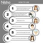 Nisha Henna Based Hair Color Natural Black | Grocsy