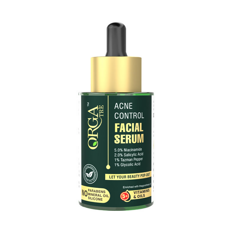 Orgatre Acne Control Facial Serum For Oily Skin | Grocsy