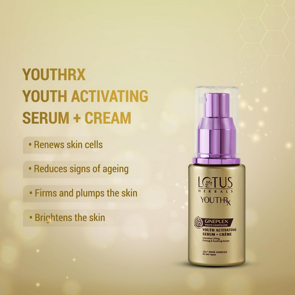 Lotus Herbals YouthRx Youth Activating Serum + Creme | Grocsy