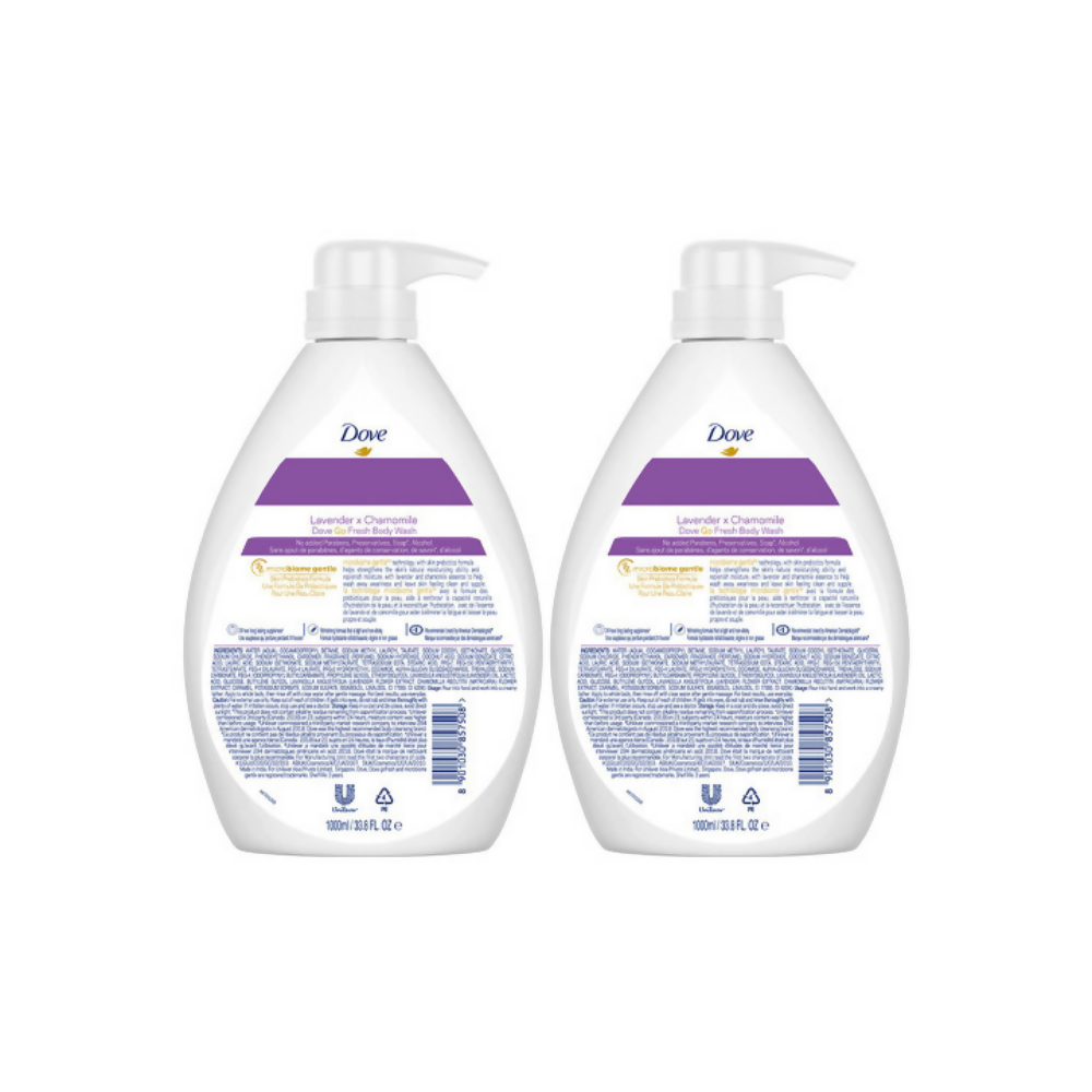Dove Body Wash - Lavender & Chamomile Go Fresh | Grocsy