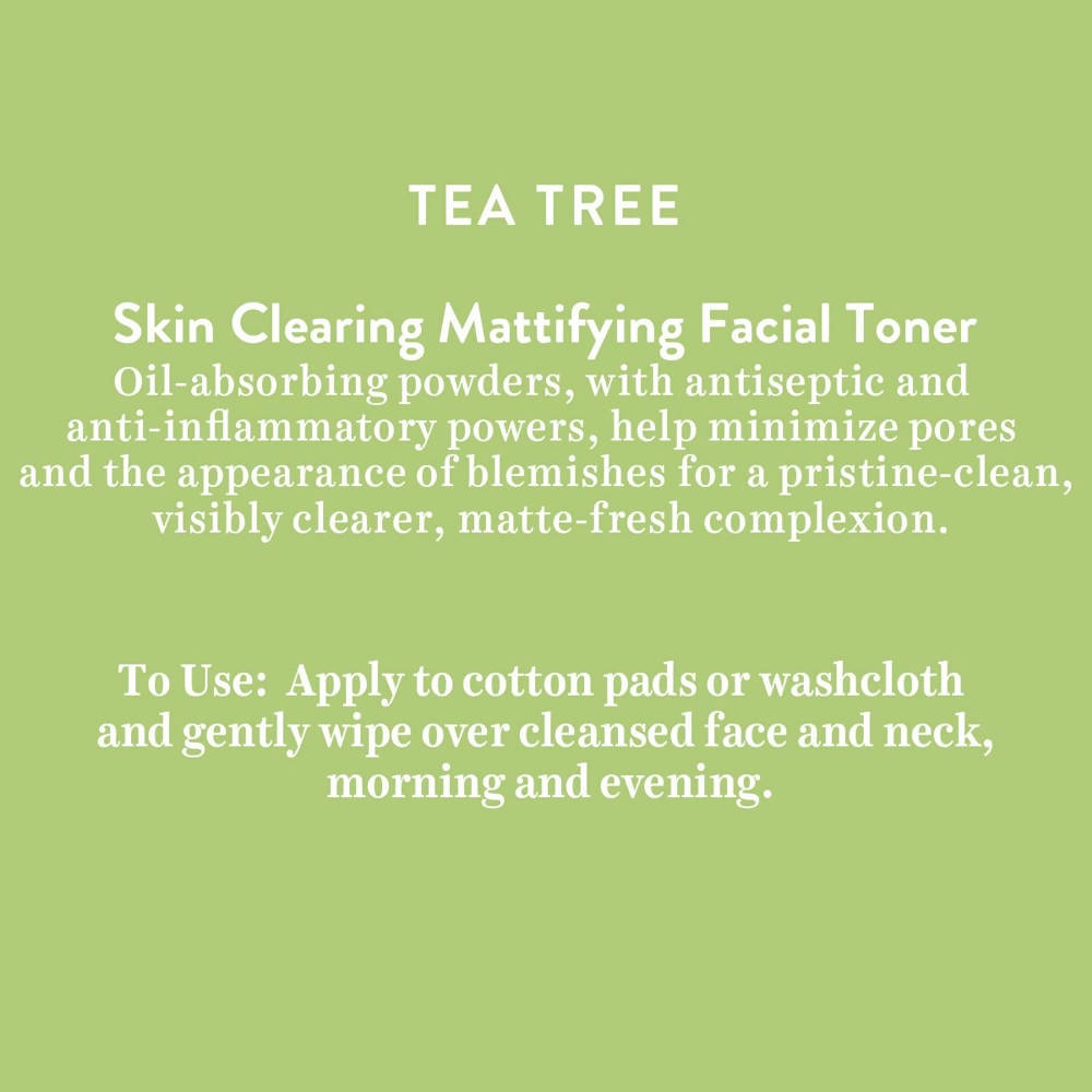Biotique Advanced Organics Tea Tree Skin Clearing Mattifying Facial Toner | Grocsy