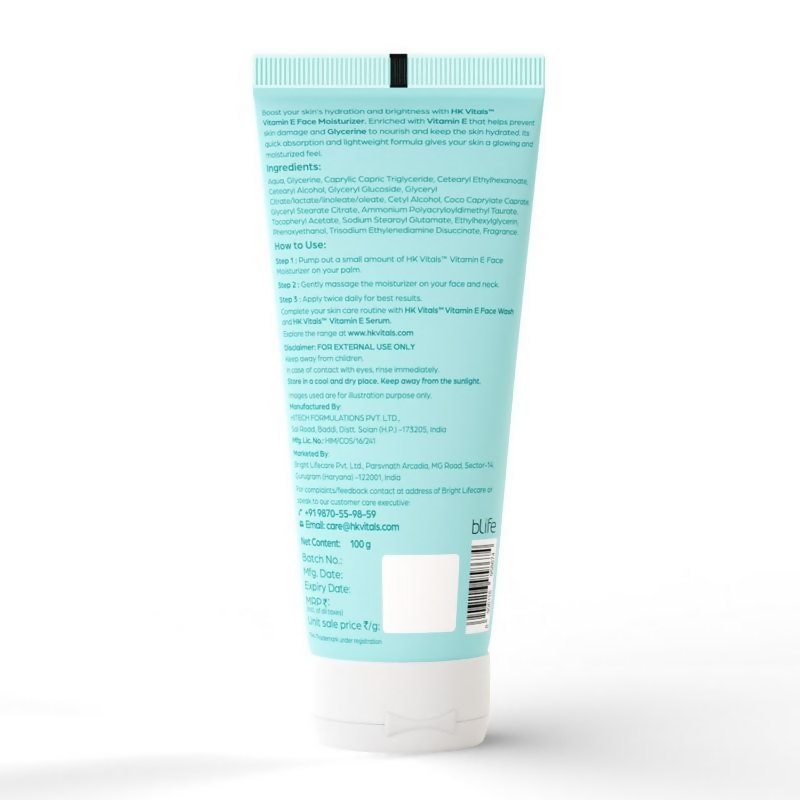 HK Vitals Vitamin E Moisturizer | Grocsy
