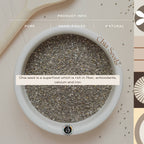 Organic AyurveGrocsyn Chia Seeds | Grocsy