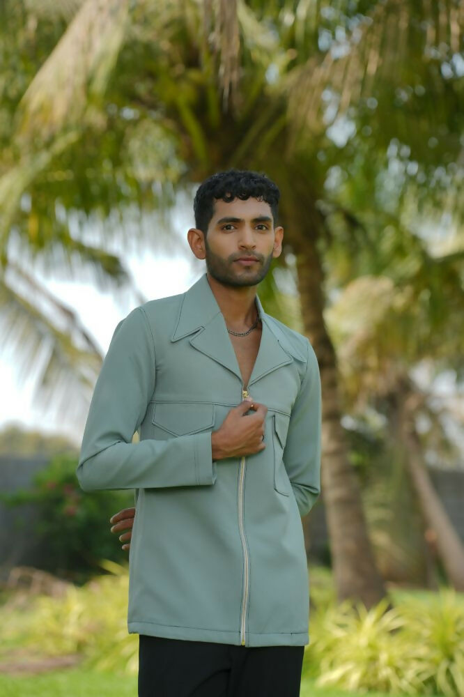 Sandrift Olive Shacket by Hilo Design | Grocsy