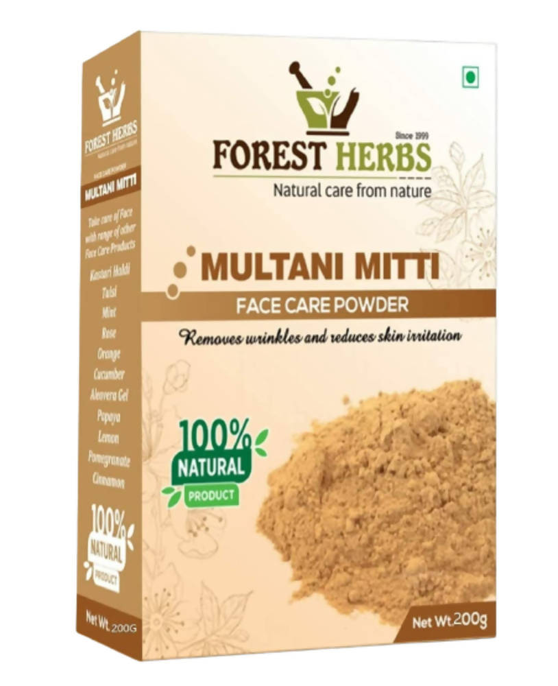 Forest Herbs Multani Mitti Face Care Powder | Grocsy