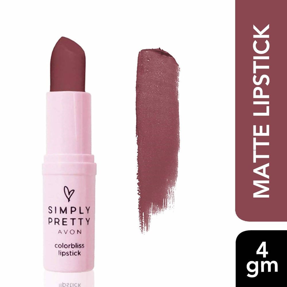 Avon Simply Pretty Colorbliss Matte Lipstick - Malva | Grocsy