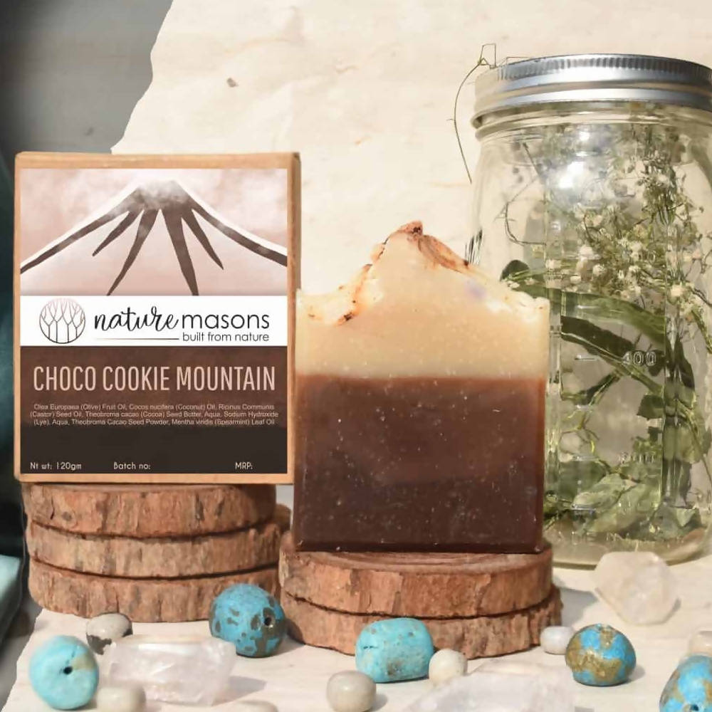 Nature Masons Choco Cookie Mountain Artisanal Cold Process Soap | Grocsy