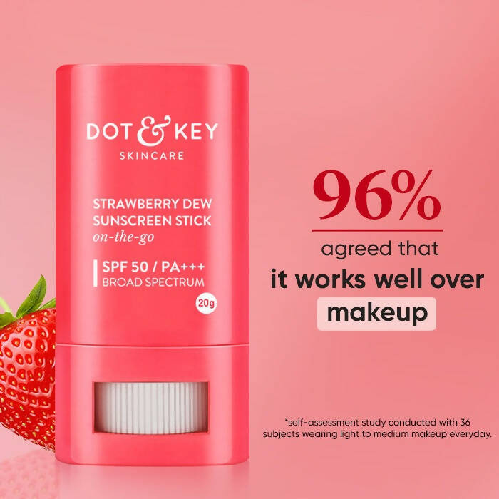 Dot & Key Strawberry Dew SPF 50 Sunscreen Stick | Grocsy