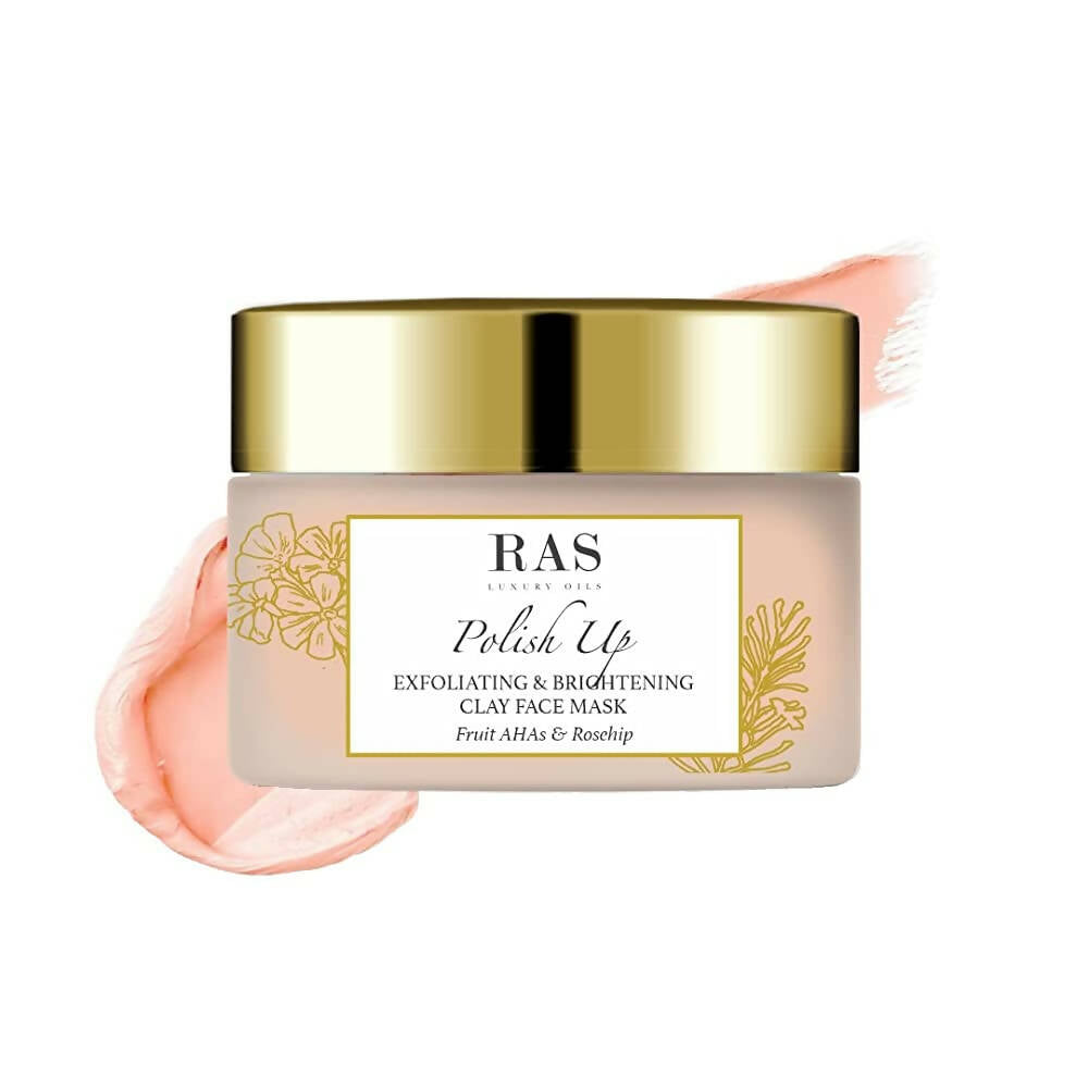 Ras Luxury Oils Polish Up Exfoliating & Brightening Clay Face Mask | Grocsy