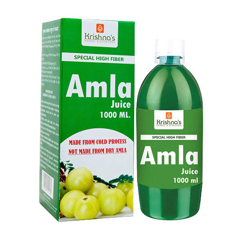 Krishna's Herbal & Ayurveda Special High Fibre Amla Juice | Grocsy