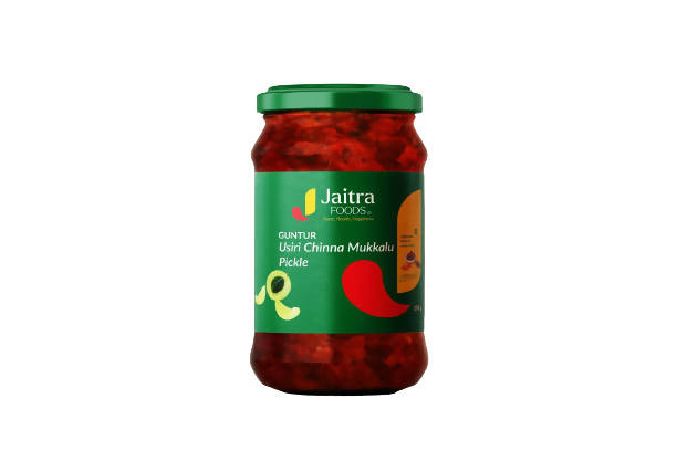 Jaitra Foods Guntur Usiri Chinna Mukkalu Pickle | Grocsy