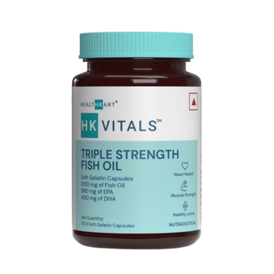 HK Vitals Triple Strength Fish Oil Capsules | Grocsy