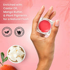 The Skin Story 100% Natural Lip Cheek Eye Tint Ayurvedic Hibiscus Moisturizing Glow - Pretty Pink | Grocsy